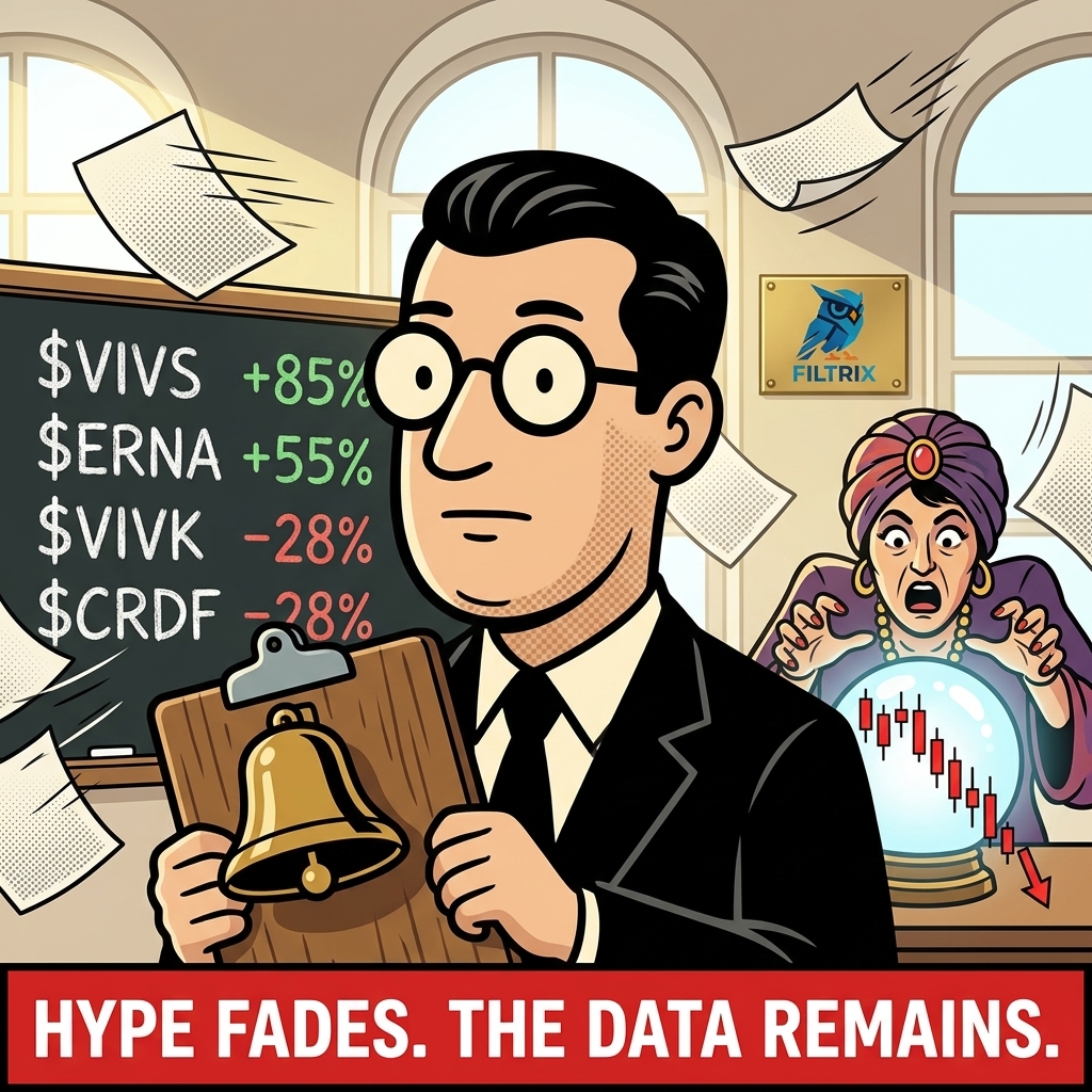 $CRDF -28.62% — what the base rate says