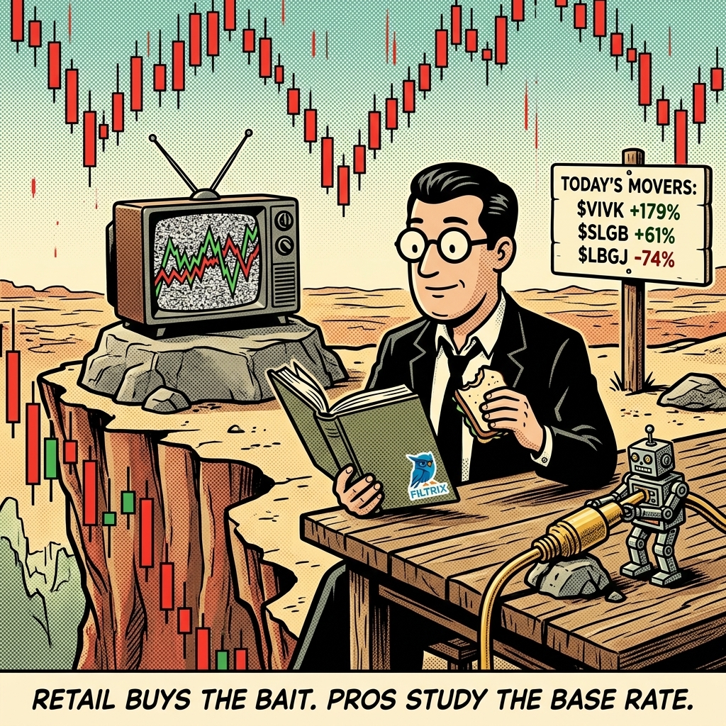$LBGJ -74.45% — what the base rate says