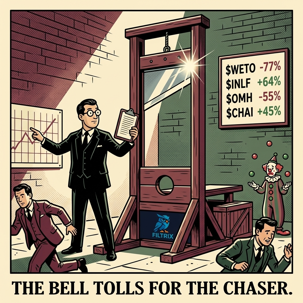 $WETO -77.26% — what the base rate says