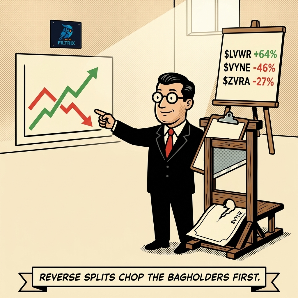 $VYNE -46.83% — what the base rate says