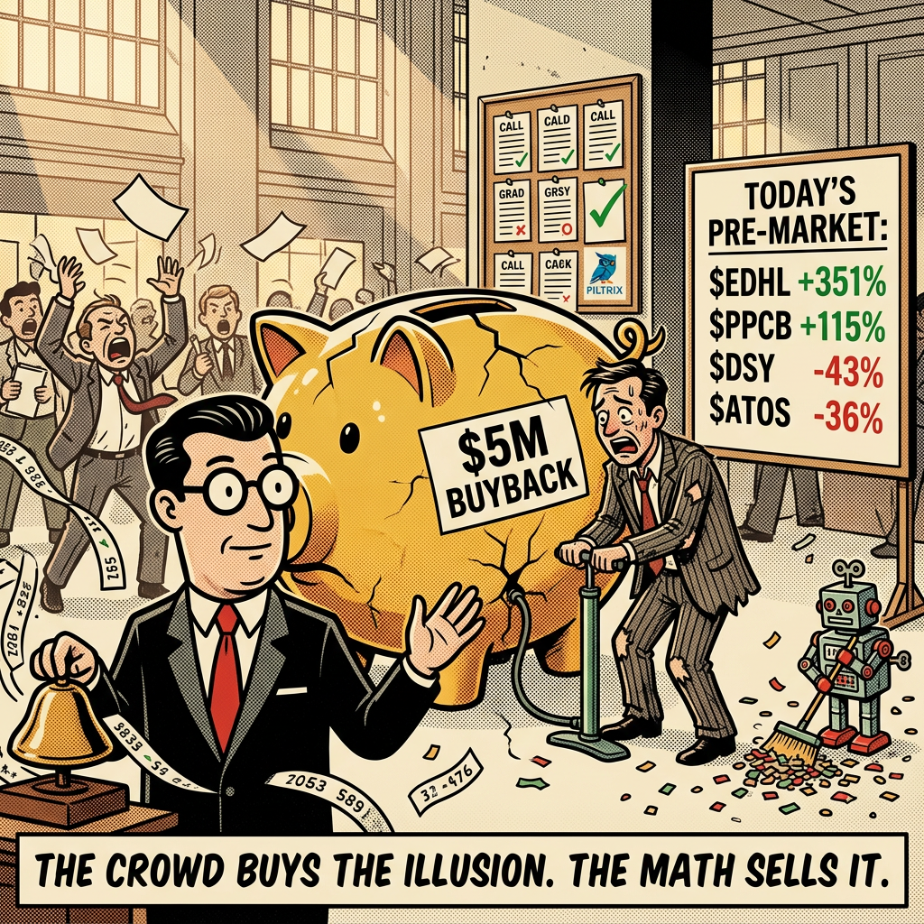 $DSY -43.06% — what the base rate says