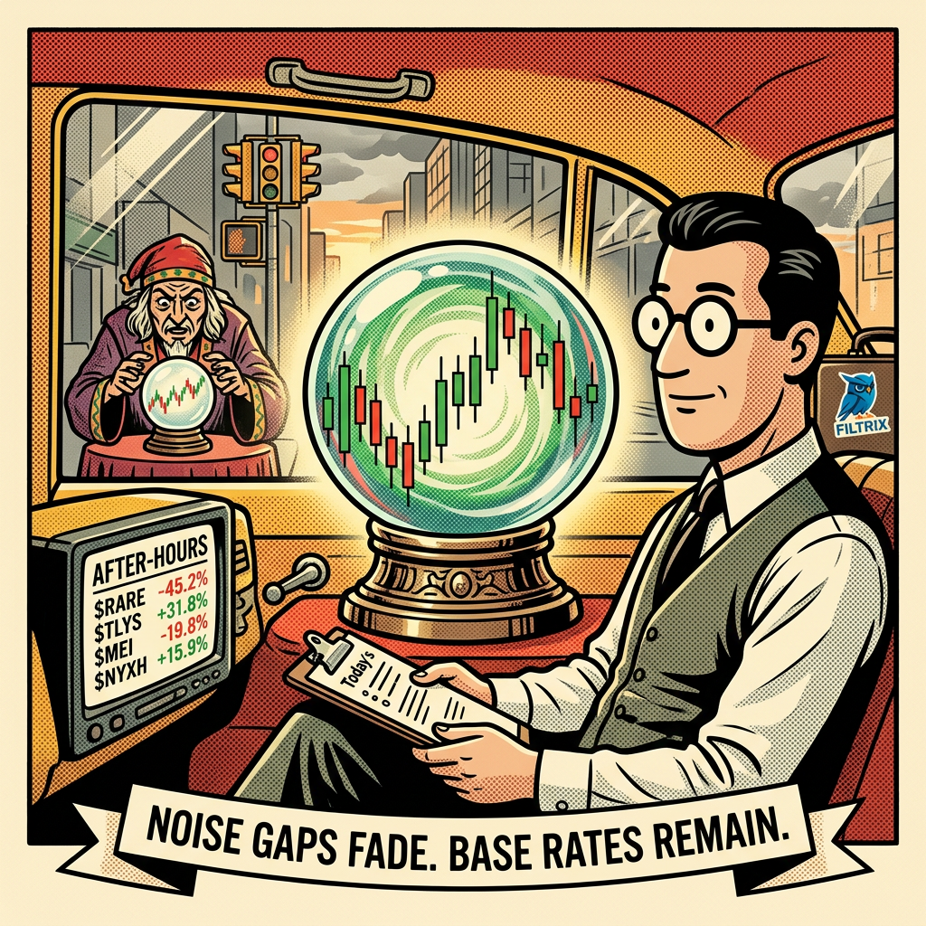 $RARE -45.16% — what the base rate says