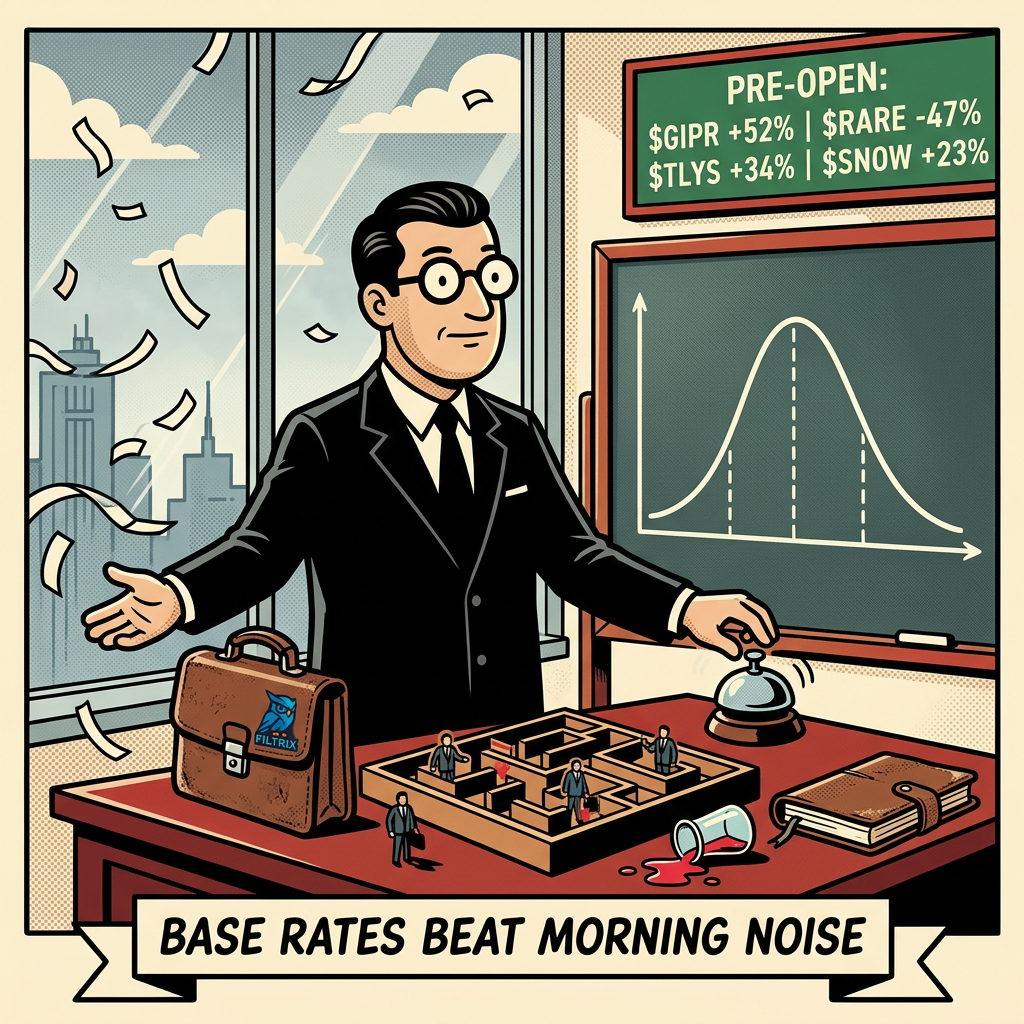 $RARE -47.46% — what the base rate says