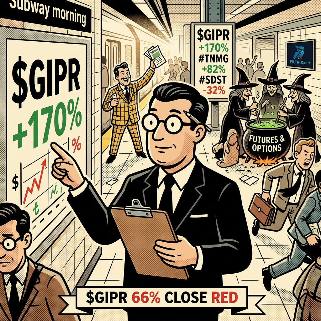 $SDST -32.47% — what the base rate says