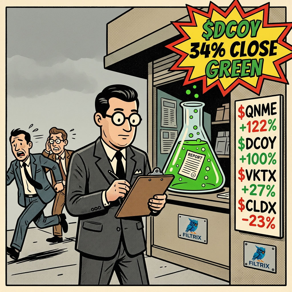 $HUBC -31.50% — what the base rate says