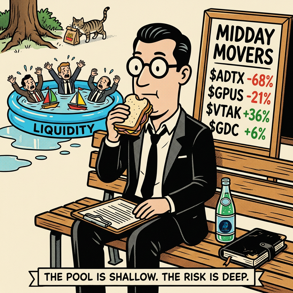 $ADTX -68.59% — what the base rate says