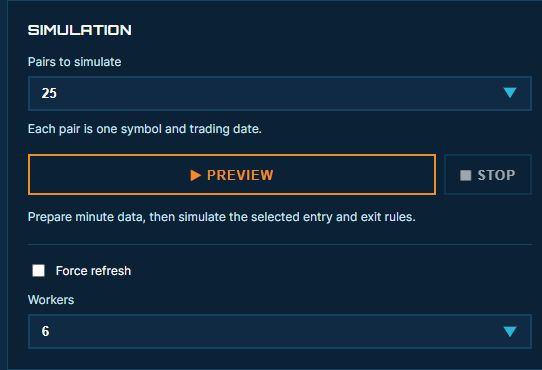 Select Preview and follow both stages